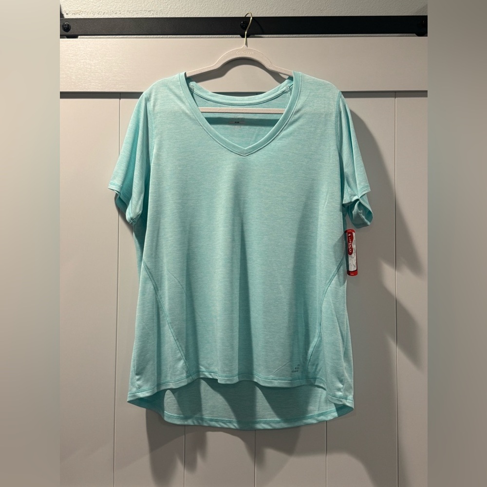 Women's Light Blue V-Neck Top NWT